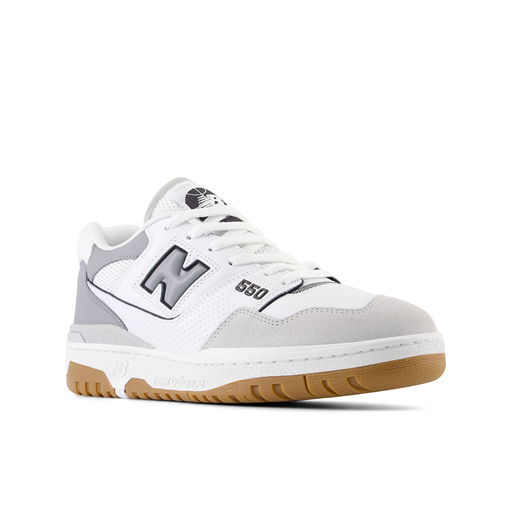 New Balance 550 Sneakers, White/Slate Grey, 44.5