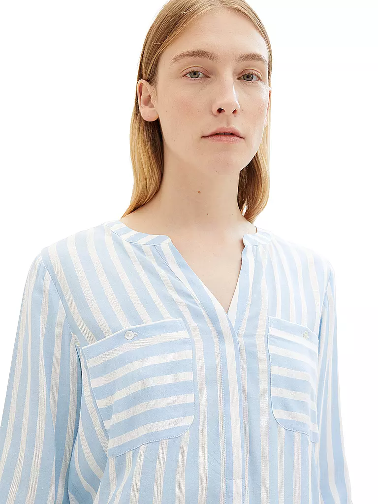 TOM TAILOR Bluse hellblau