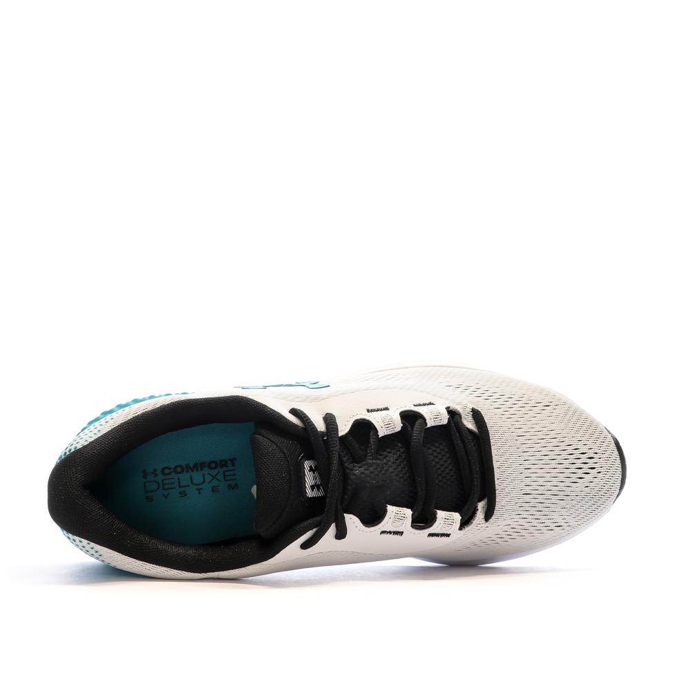 Under Armour Chaussures de Running Blanc/Bleu Homme Under Armour Charged Rogue 4