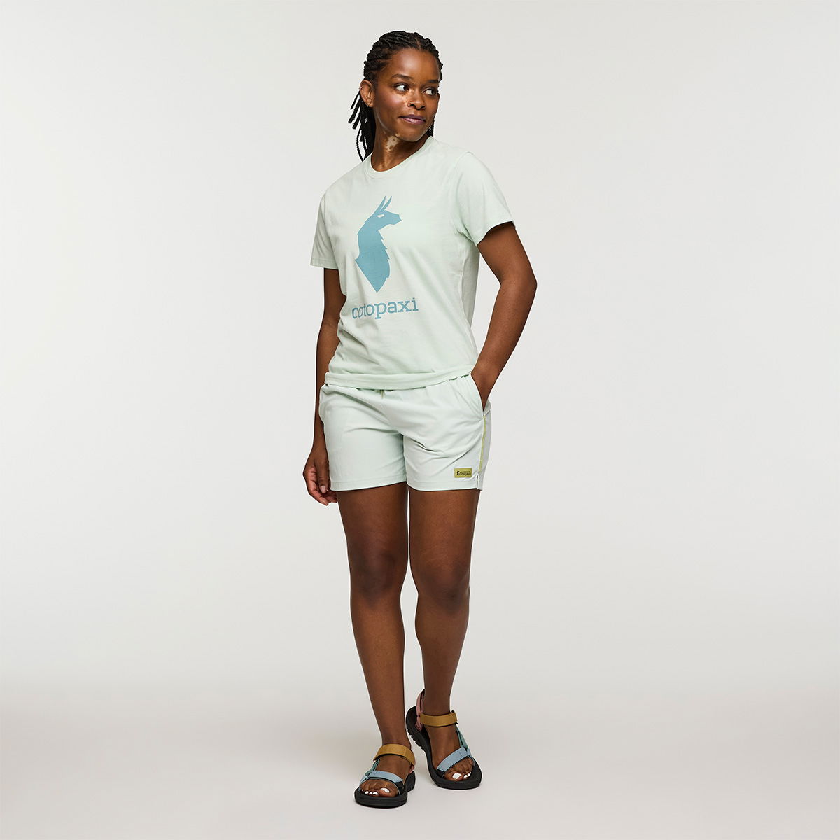 Cotopaxi Llama T-shirt, dame (Foam)