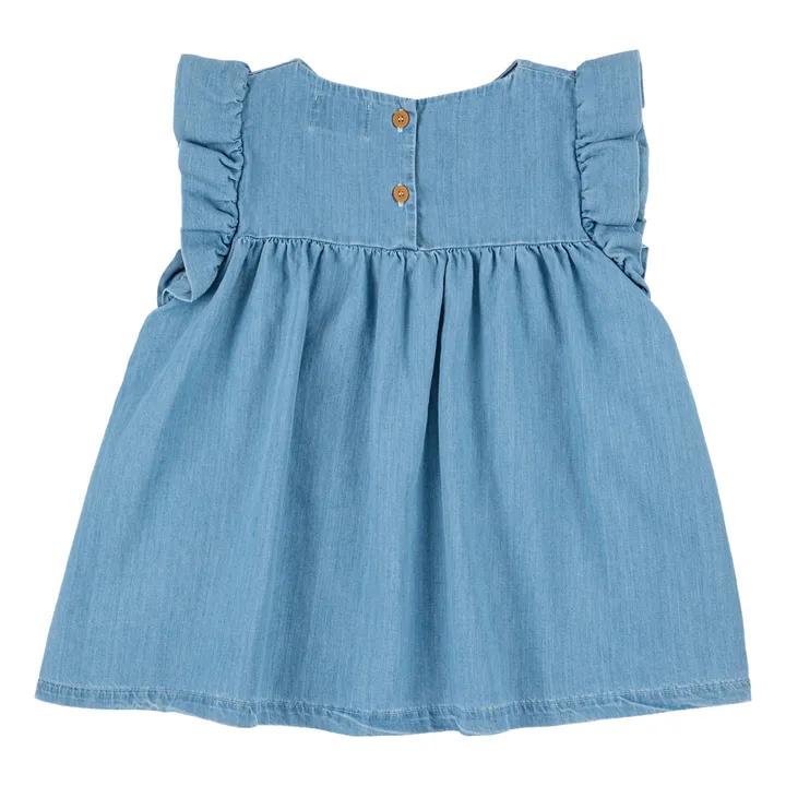 Bobo Choses Robe Denim Léger Bébé | Bleu jean