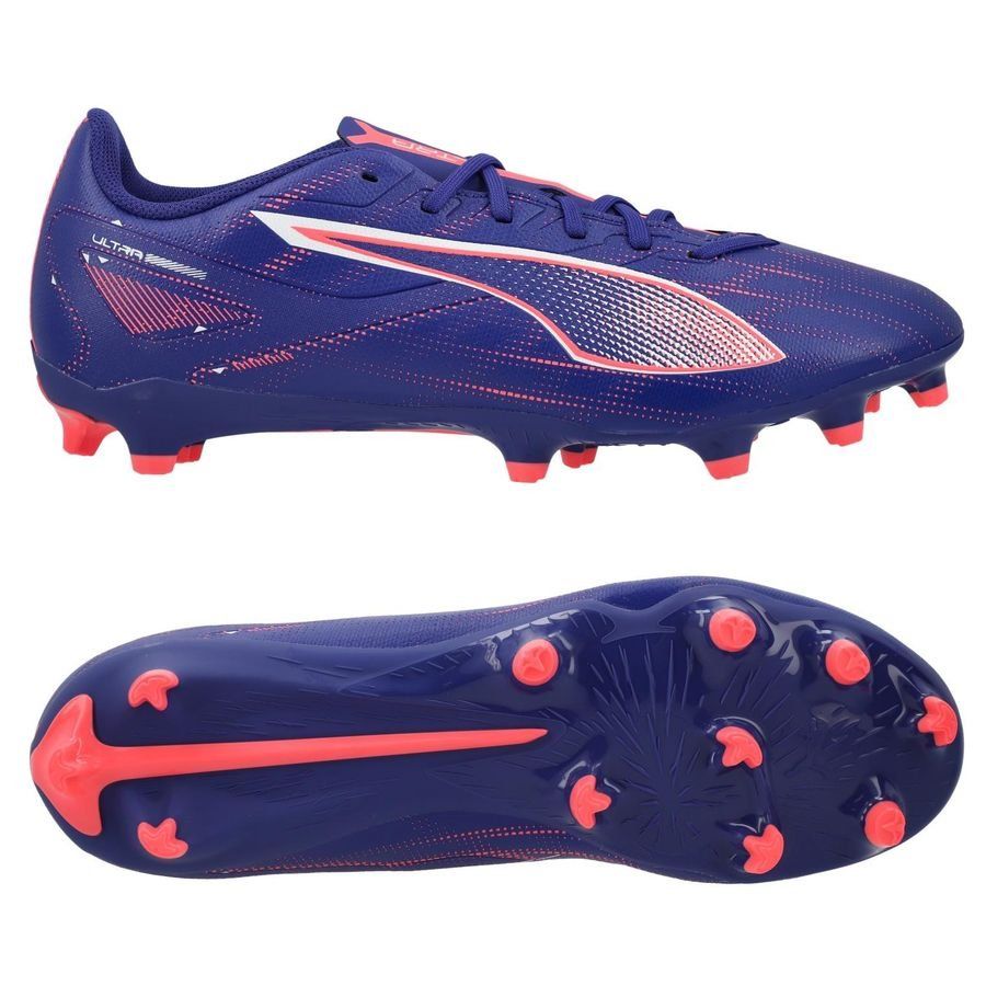 PUMA Ultra 5 Play FG/AG Formula - Lapis Lazuli/Blanc/Crépuscule