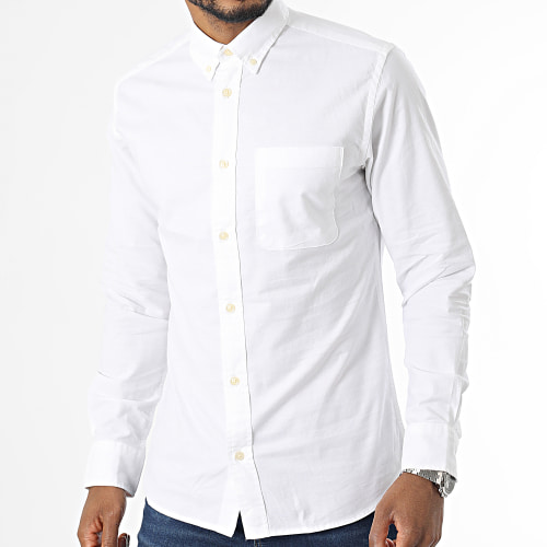 Chemise Manches Longues Brook Oxford Beige Clair