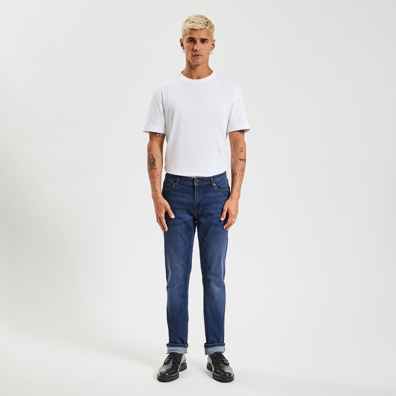 Jean slim urbanflex 4 longueurs Bleu