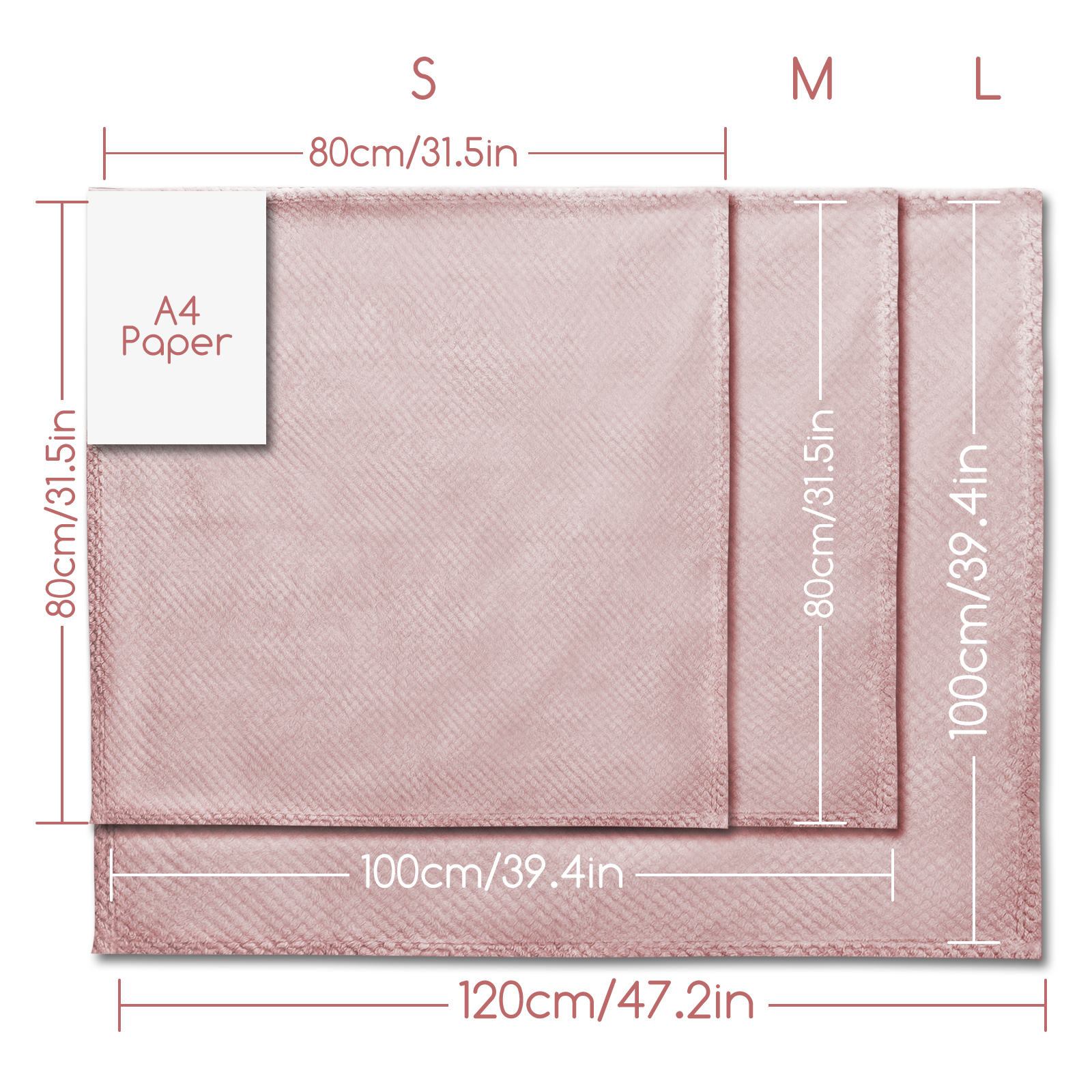 Manta Nobleza Soft Khaki 100 x 80 cm para cães