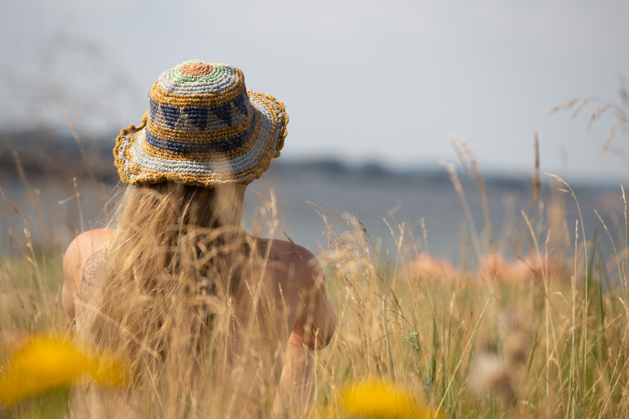 Sommerhut, multicolor, aus Hanf und Baumwolle günstig bestellen