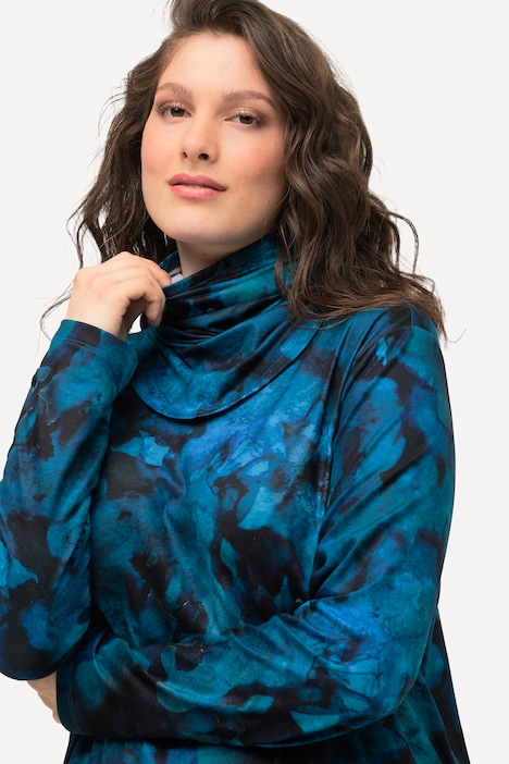 Skishirt, Loop, schnelltrocknend, V-Ausschnitt, Langarm