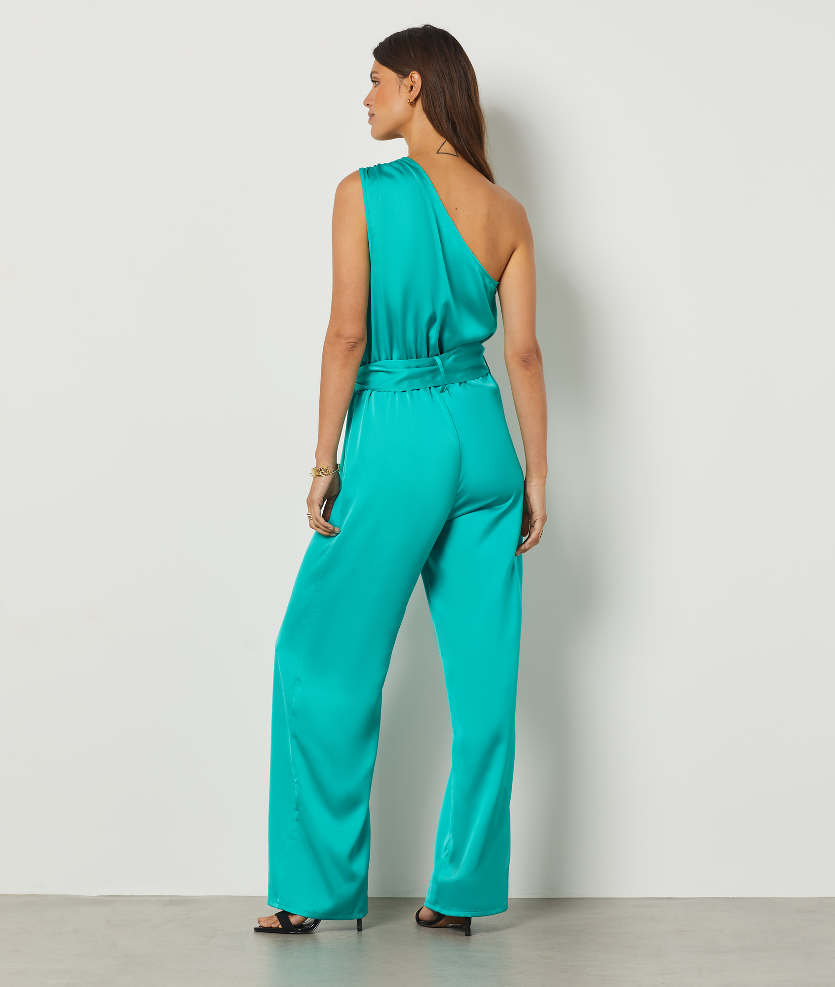 Combinaison pantalon satinée