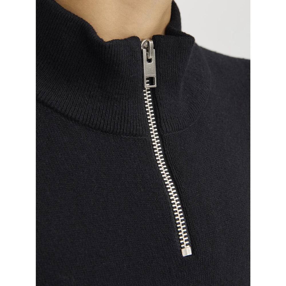 Køb Jack & Jones Junior Black Jjeemil Strik Half Zip Noos Jnr