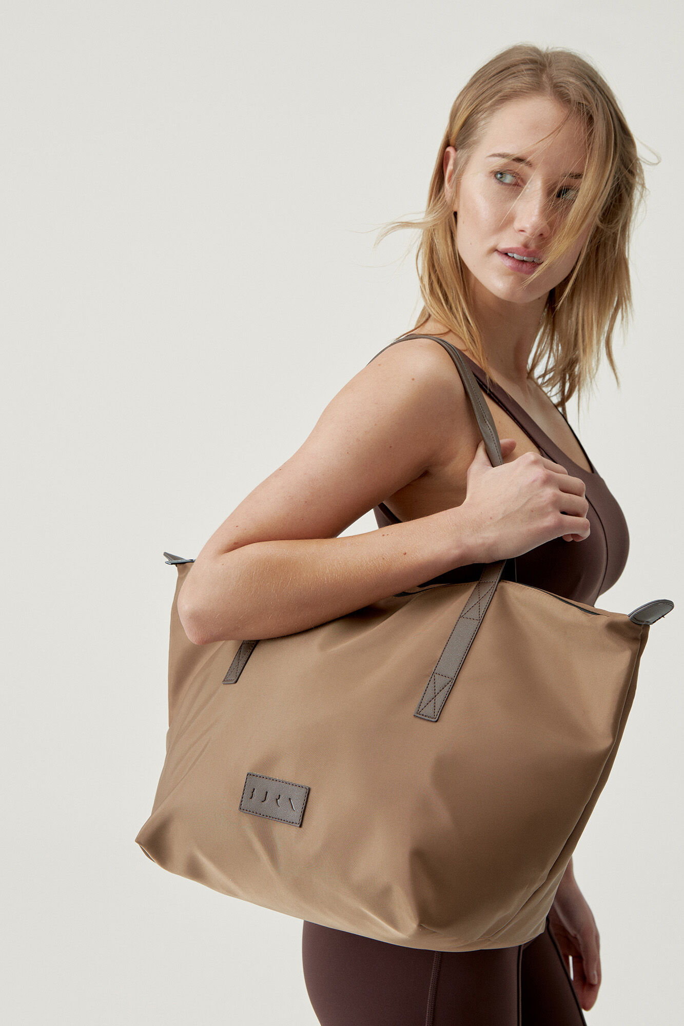 Bolsa Tote Fossil - nude
