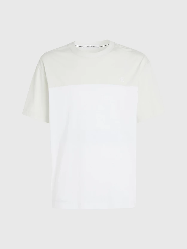 Camiseta de corte folgado com logotipo nas costas
