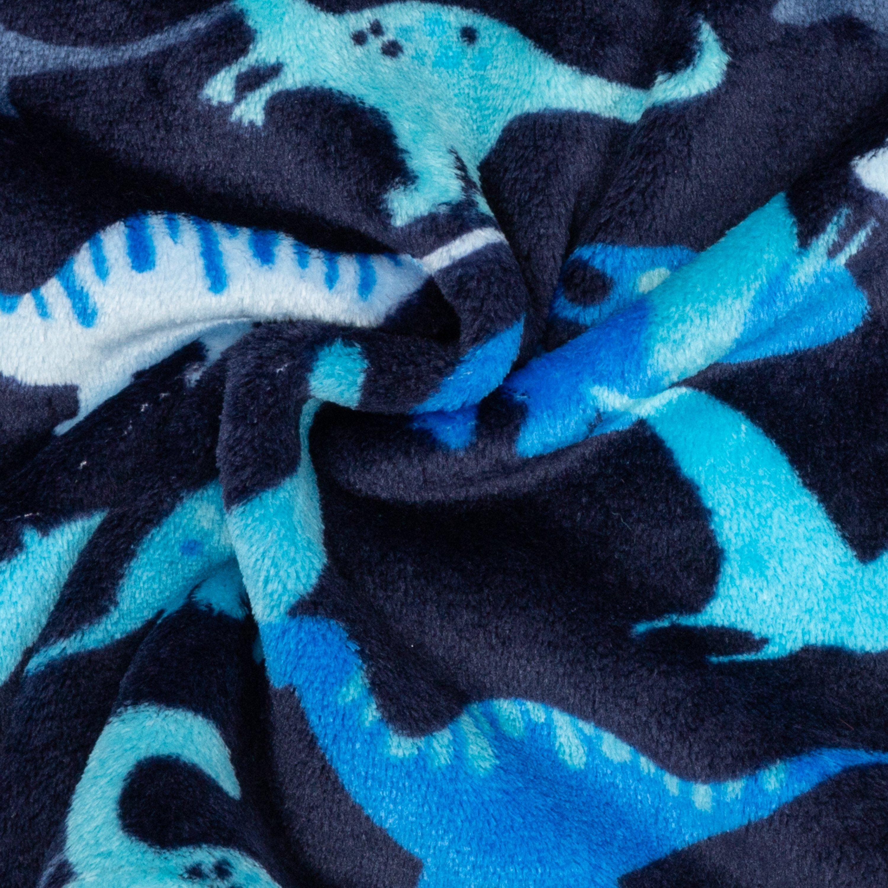 Firetrap Kids Boys Dinosaur Fleece Dressing Gown
