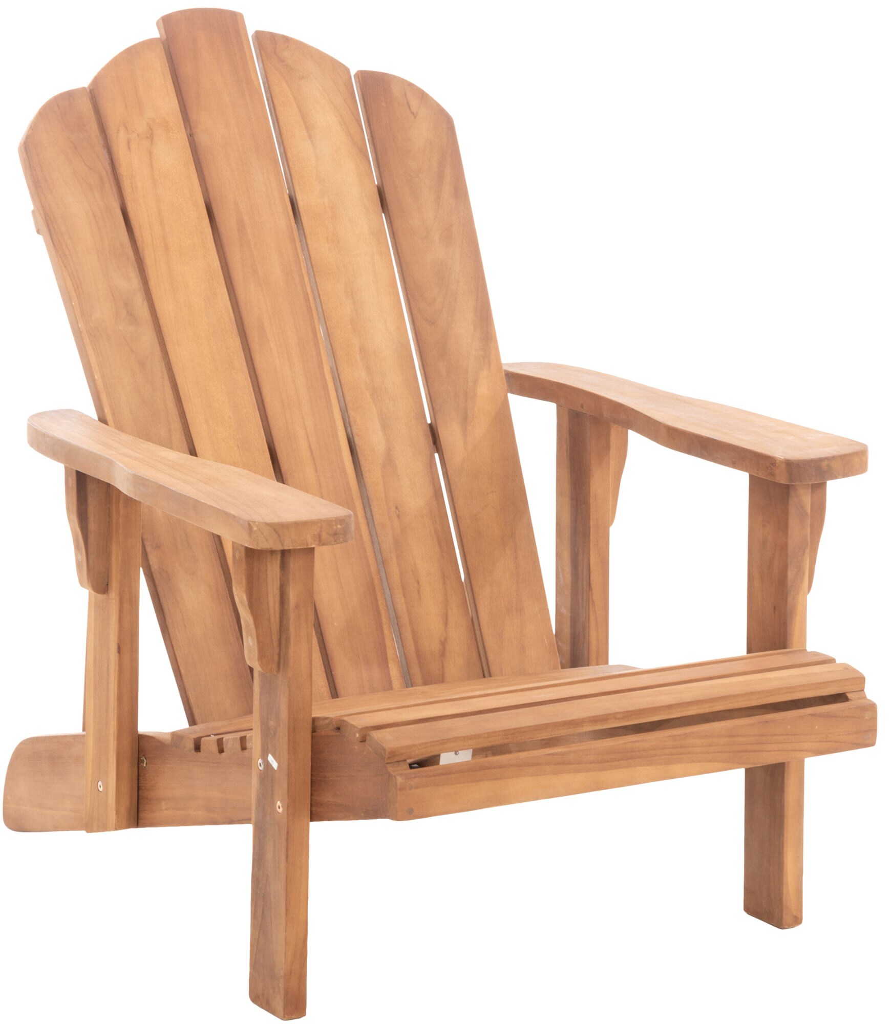 CLP Stuhl Brownsville I Holzstuhl Für Den Garten I Mit Ergonomischer Sitzfläche I Mit Verstellbarer Rückenlehne
