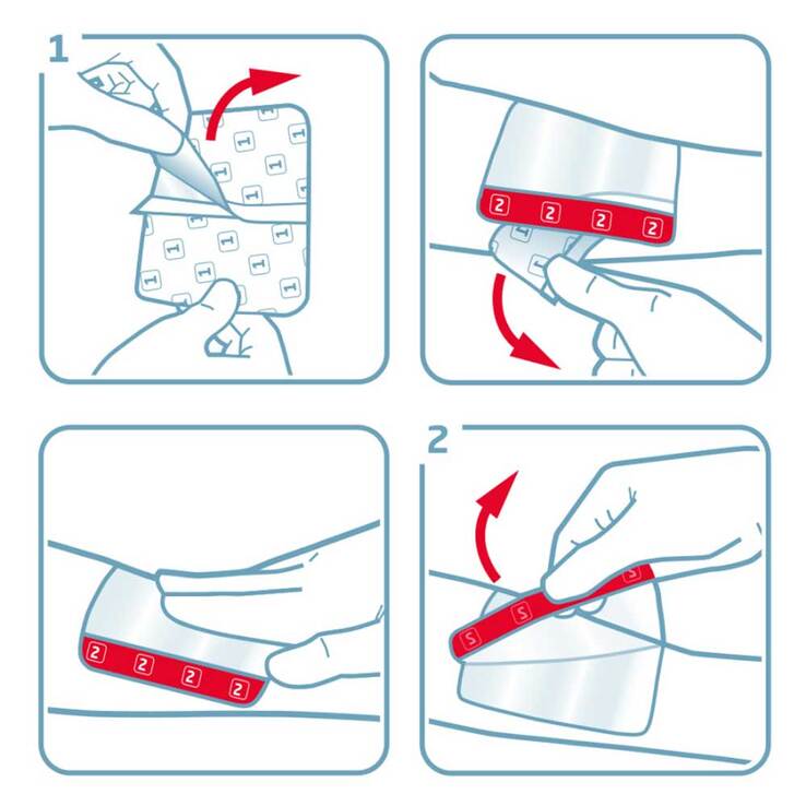 Leukomed® T skin sensitive 8x15 cm, 5 St