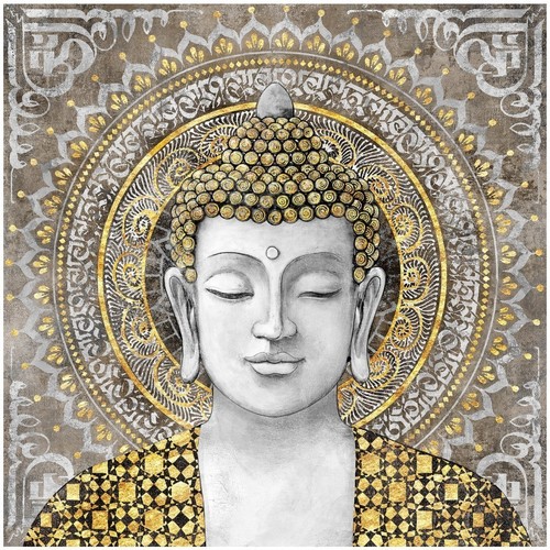 Signes Grimalt - Cuadro Buda Gris