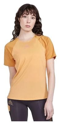 Maillot manches courtes Femme Craft Pro Trail Orange Sable