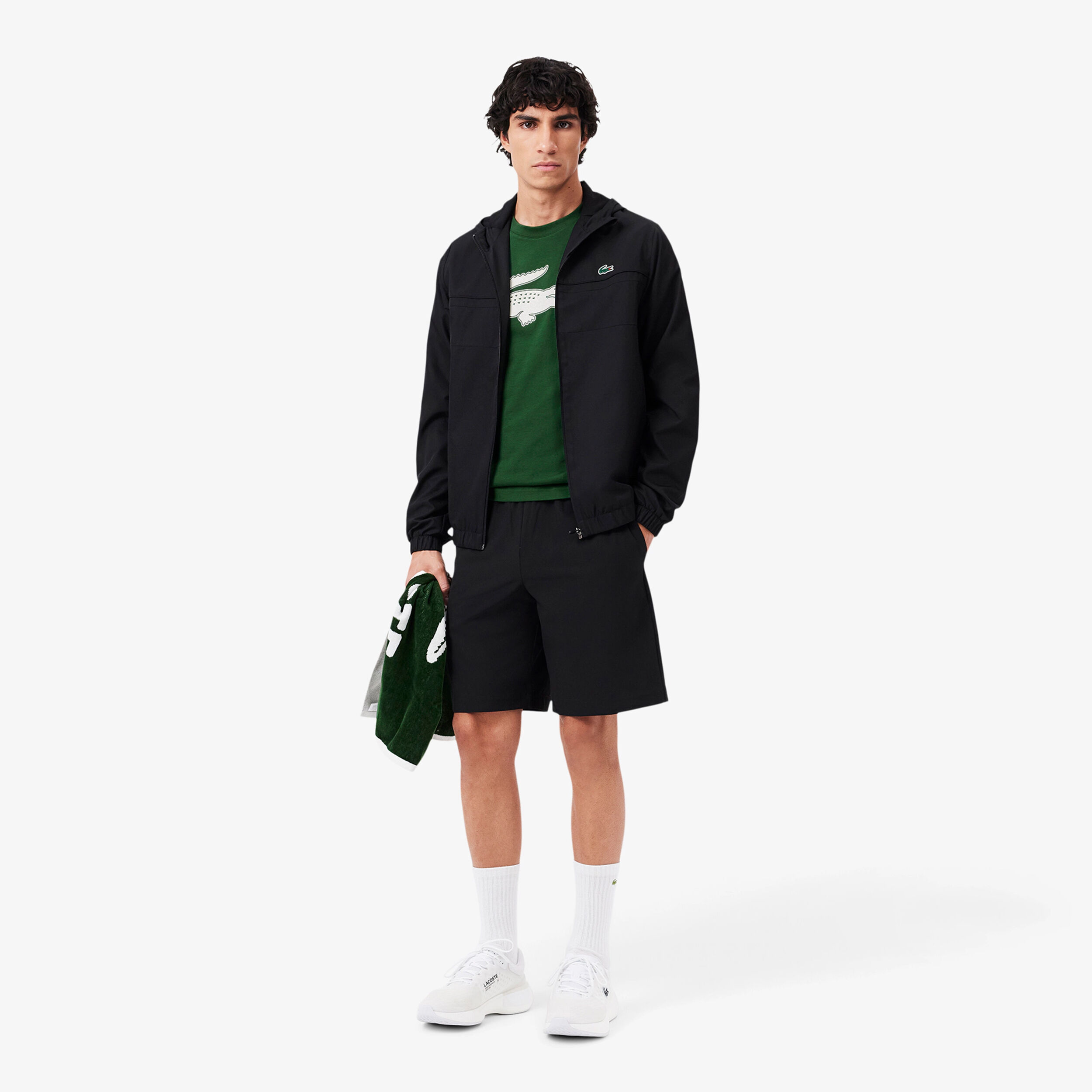 Lacoste T-shirt Hommes - Vert , Blanc