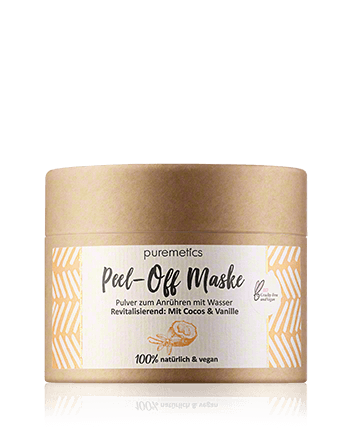 puremetics Peel-Off Maske Revitalisierend: Mit Cocos & Vanille 65g
