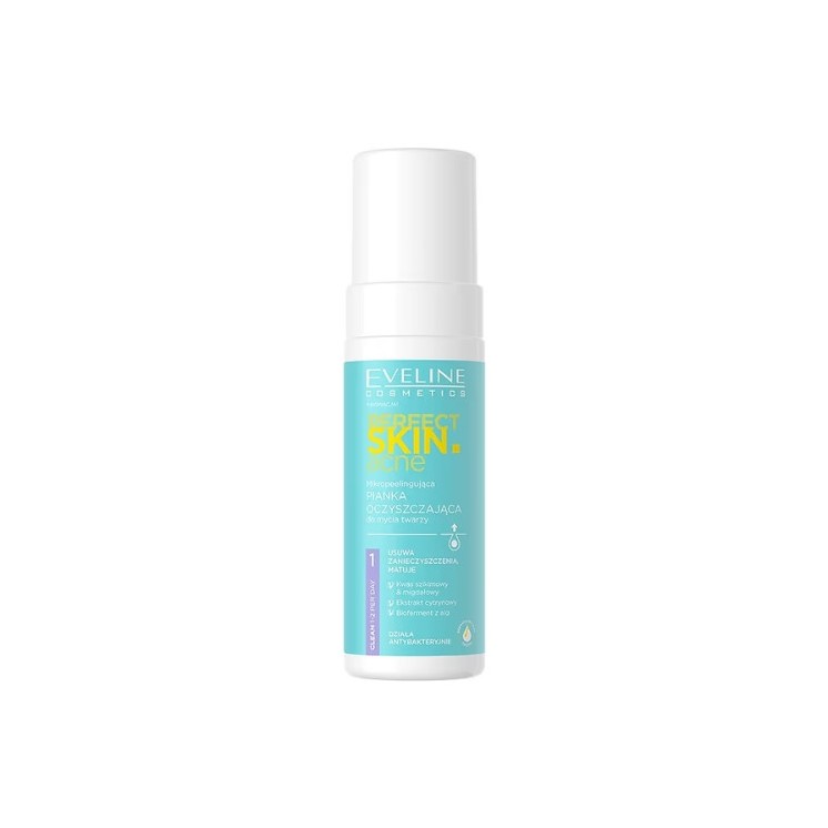Eveline Perfect Skin Acne micro-peeling Cleansing face wash foam 150 ml