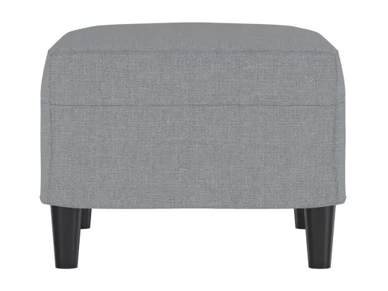 Repose-pied Gris clair 60x50x41 cm Tissu