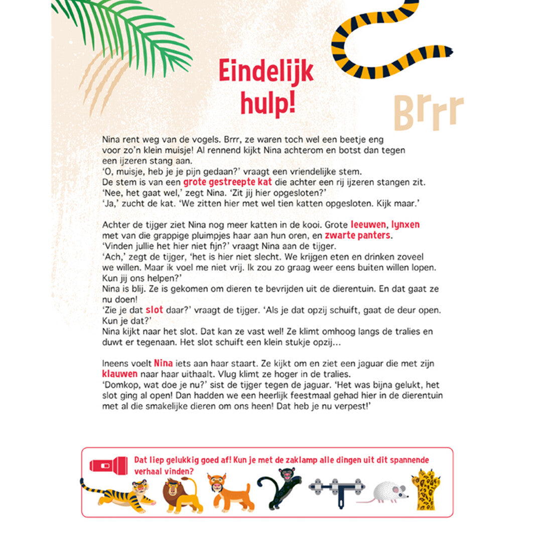 Lantaarn publishers speuren in de dierentuin