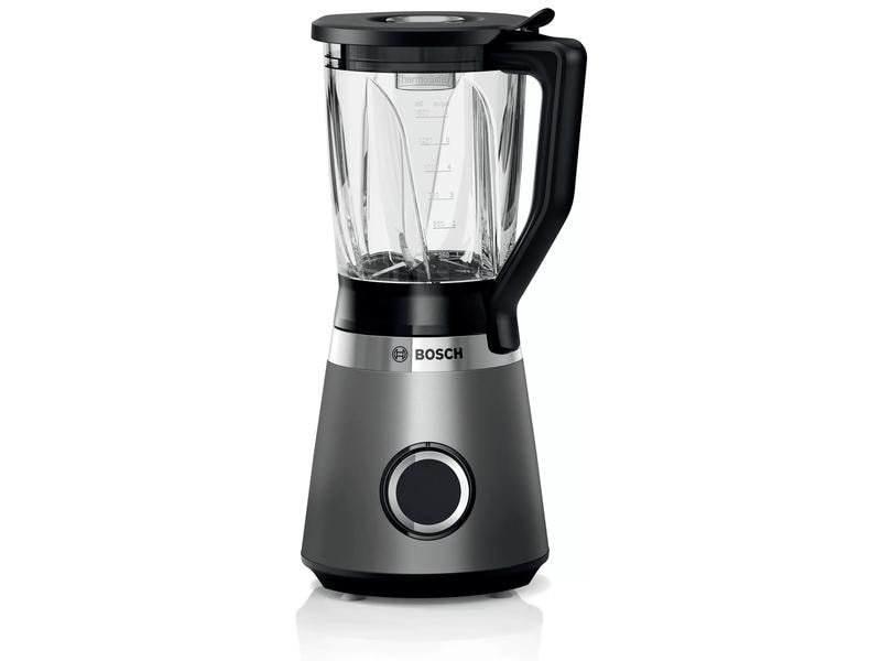Bosch Standmixer MMB6172S Silber Kraftvoller Mixer mit Glasbehälter