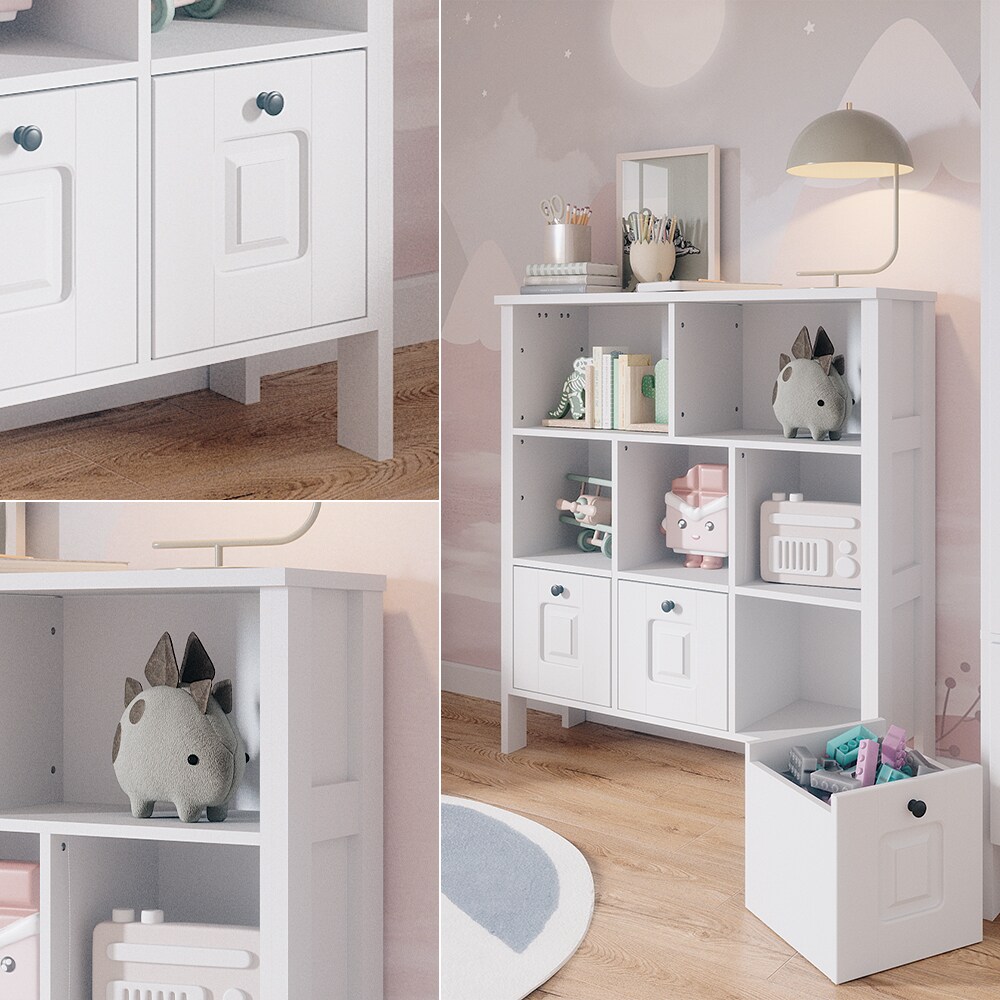 Vitalispa Kinderregal Ajaton Weiß 103,6 x 113,4 cm