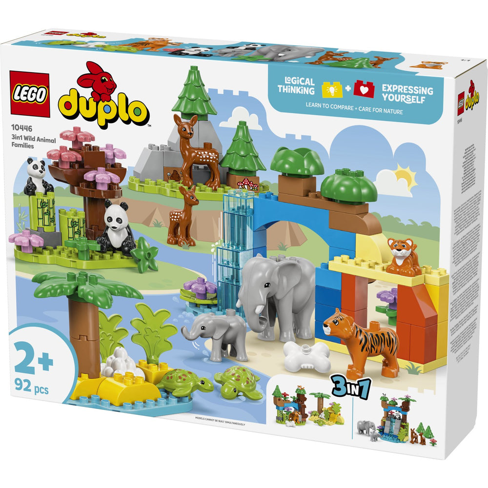 Køb LEGO® DUPLO Town - 3-i-1 Vilde Dyrefamilier 10446