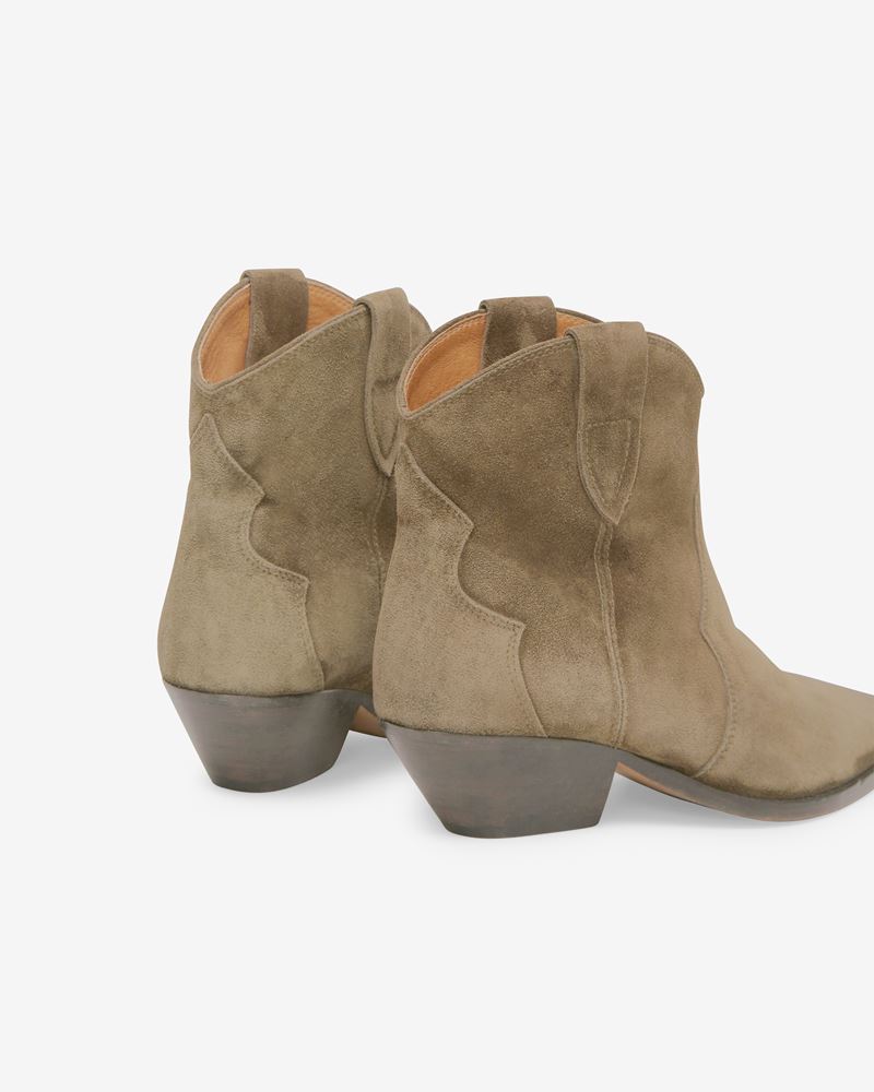 DEWINA BOTTINES EN CUIR VELOURS