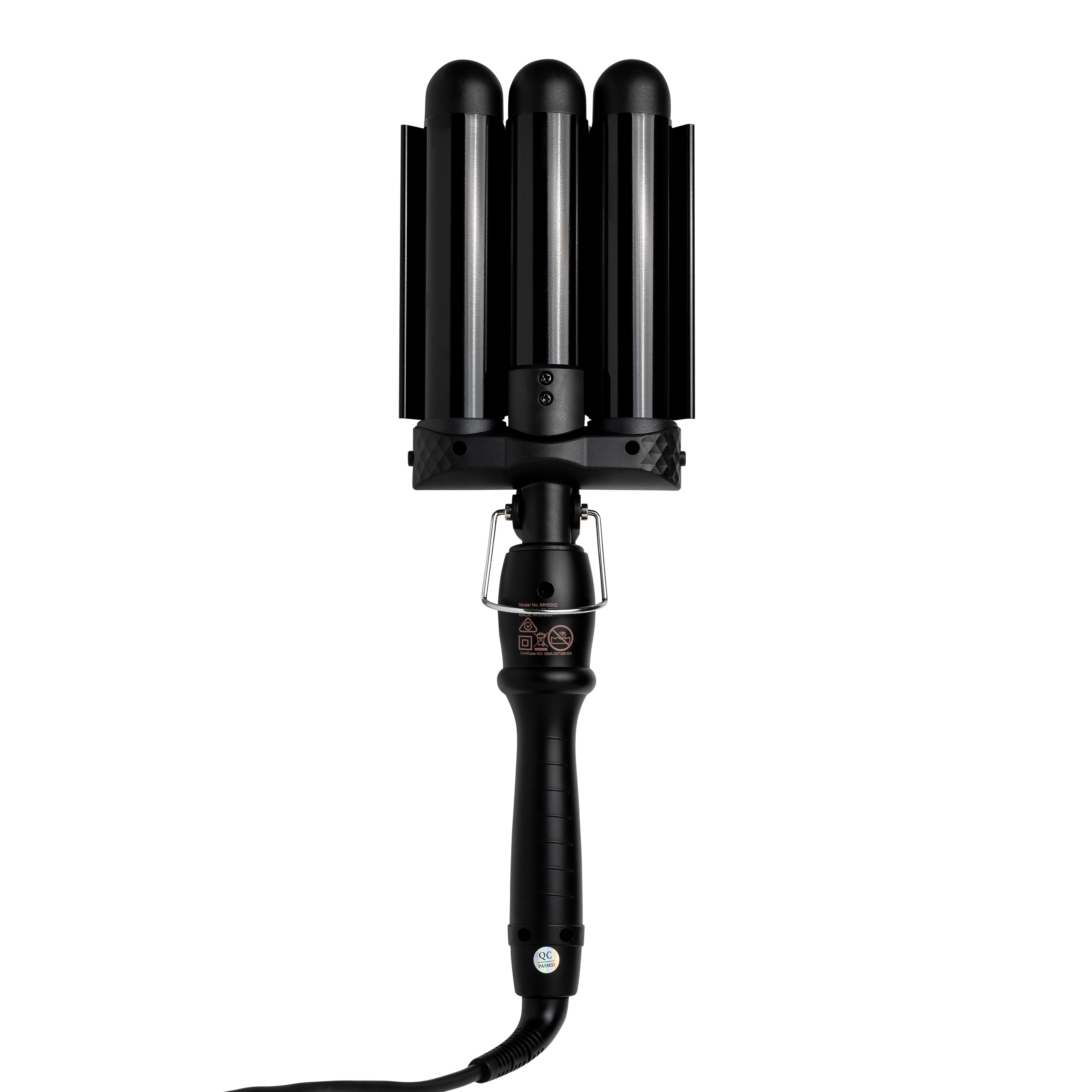 Pro Waver 32mm Dreifaches Keramik Welleneisen Lockenstab  - Schwarz