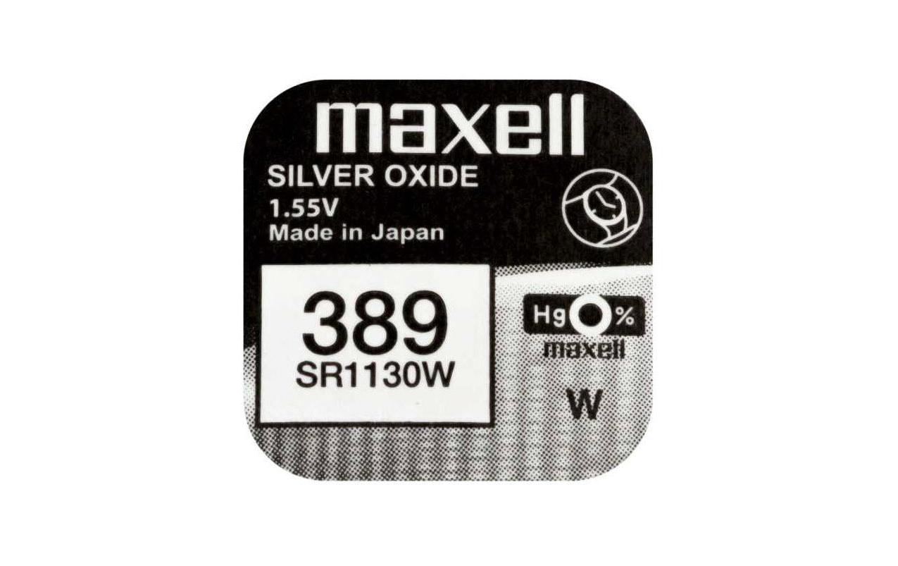 Knopfzelle 389 SR1130W , 10 StückTyp SR1130W (389), 1 Stück