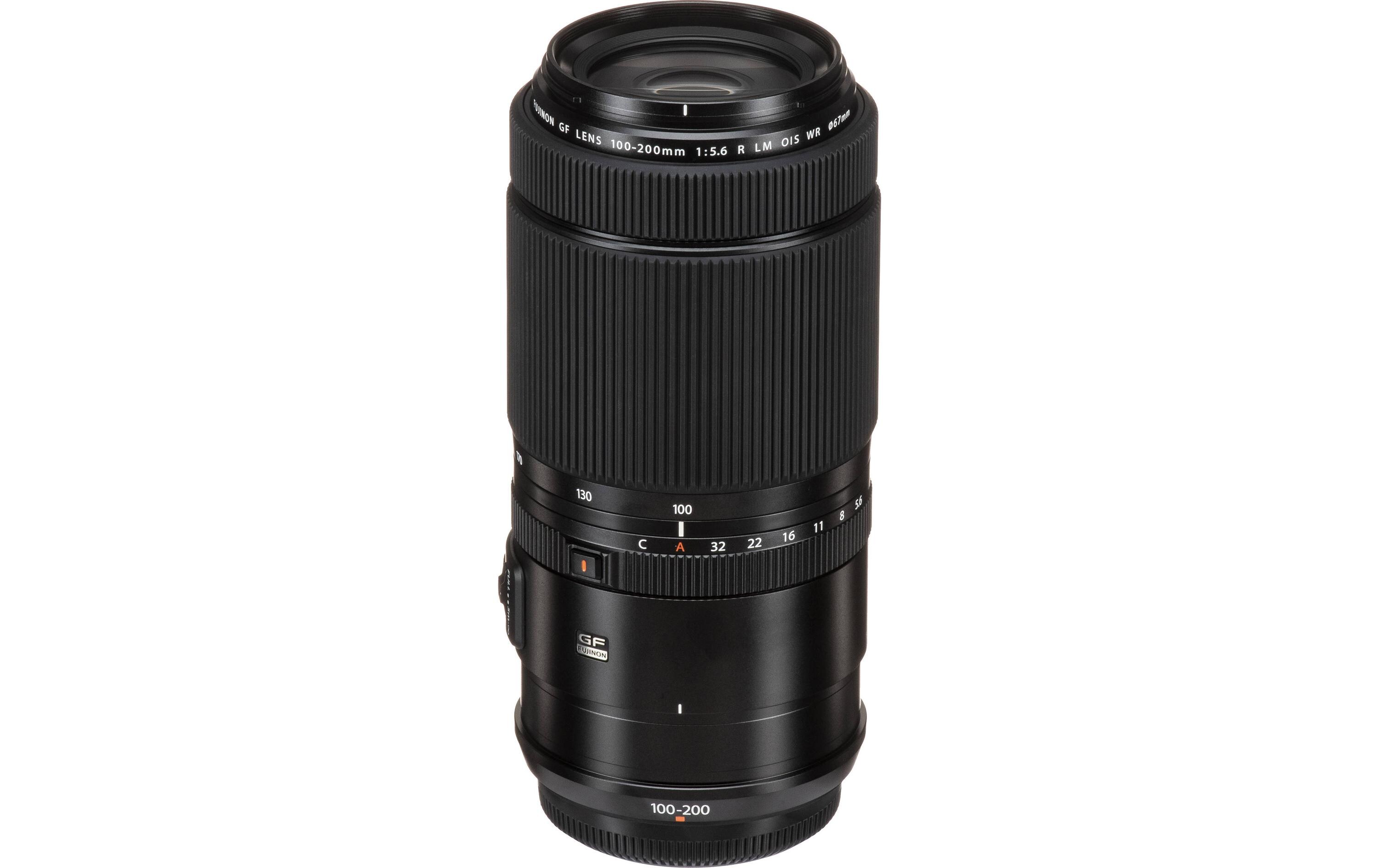 Zoomobjektiv GF 100-200mm F/5.6 R LM OIS WR Fujifilm G-Mount<br>Tele-Zoomobjektiv im GFX-Mittelformatsystem von Fujifilm
