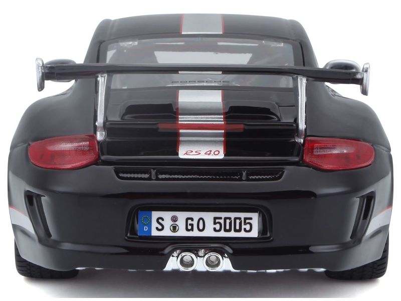 BBurago Porsche 911 GT3 RS 4.0 Schwarz 1:18 Sammlermodell im Massstab 1:18