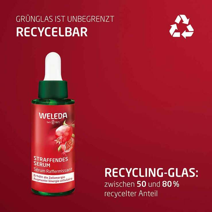 Weleda straffendes Serum Granatapfel & Maca, 30 ml