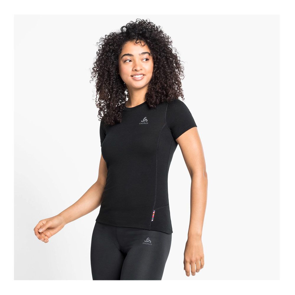 Odlo MERINO 200 - Sous-couche Femme black/black