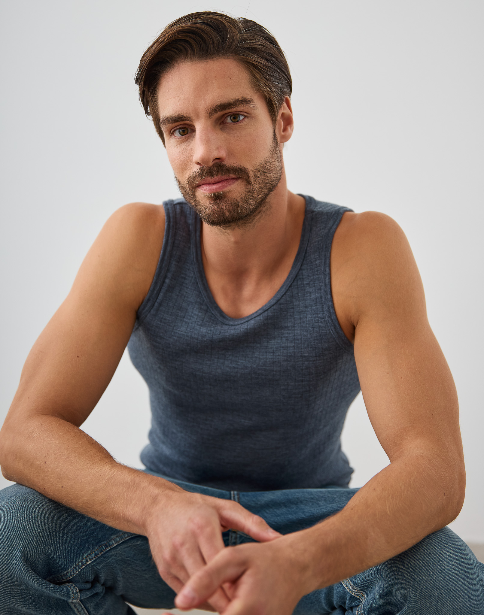 Tanktop van merinowol voor heren