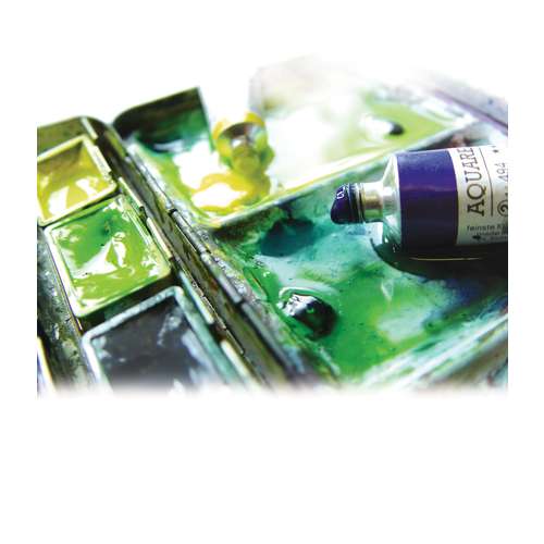 SCHMINCKE HORADAM® Feinste Künstler Aquarellfarben, Metallkasten mit halben Näpfchen