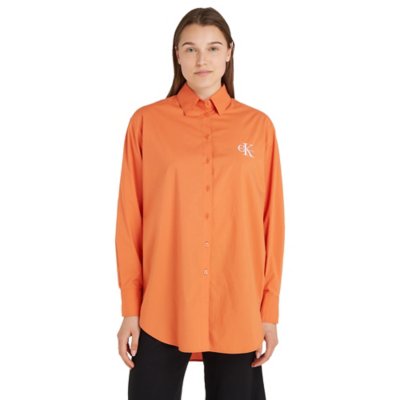 Chemise à manches longues femme Loose Monologo CALVIN KLEIN