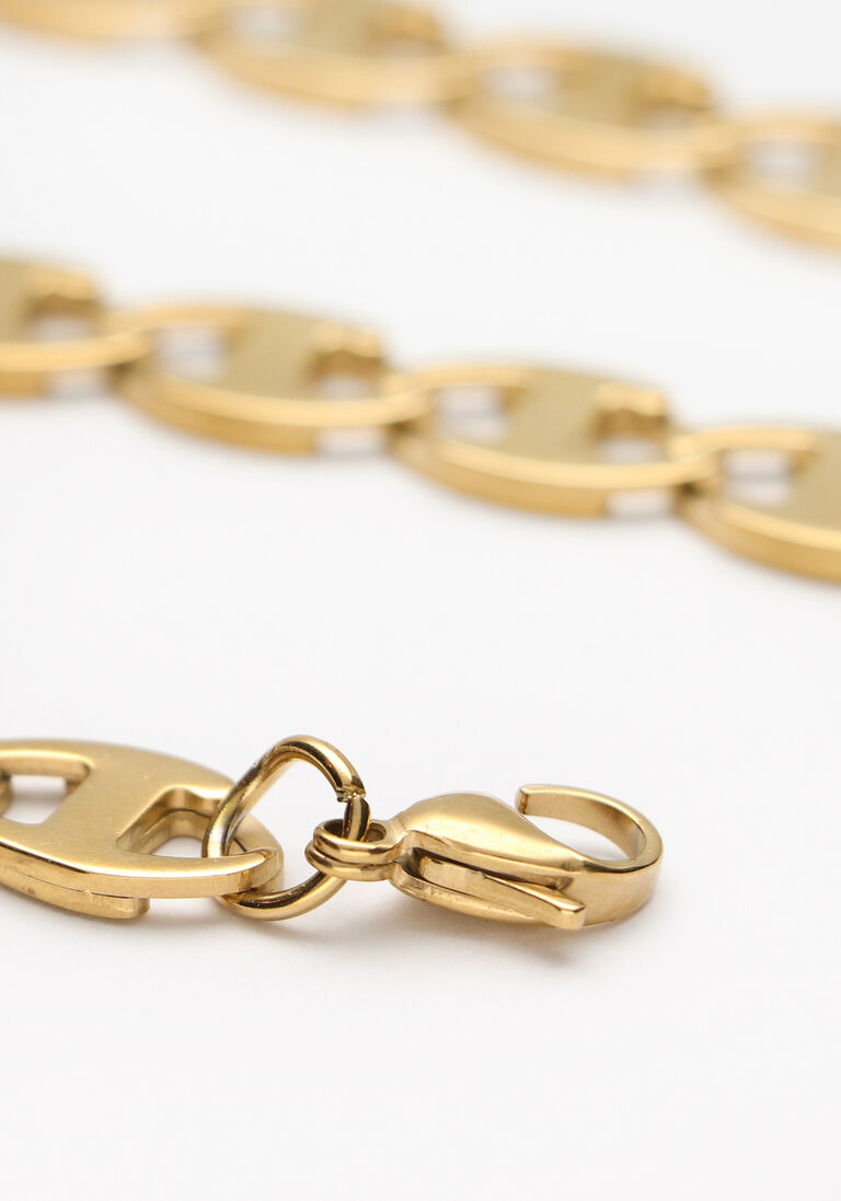 NOTRE-V gouden notre-v ketting ketting schakel #5