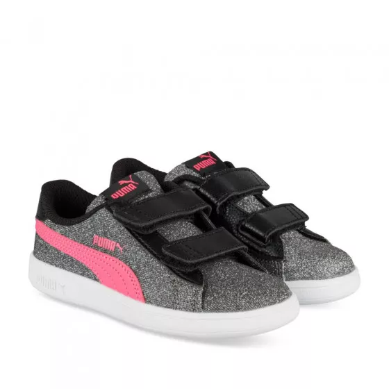 Baskets NOIR PUMA Smash Glitz Glam