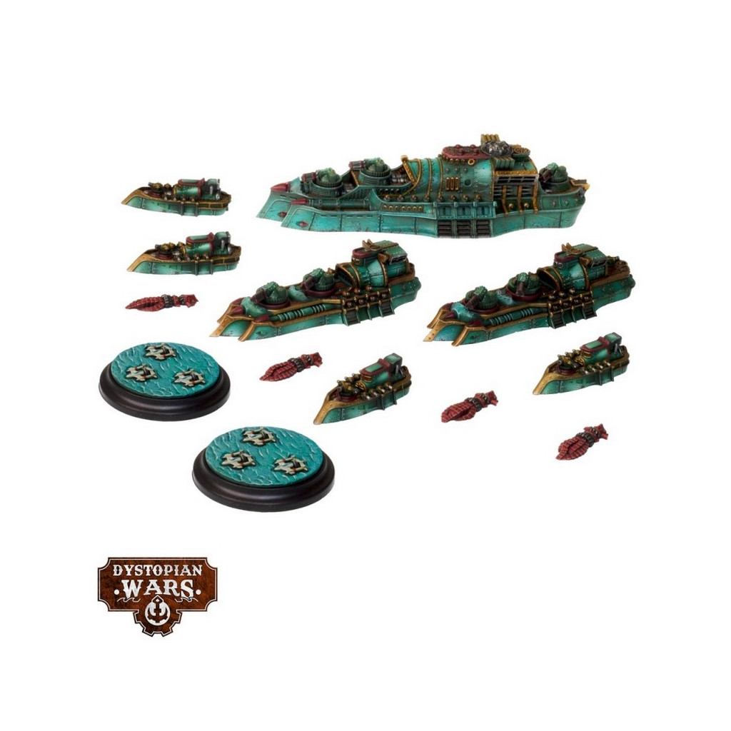 Dystopian Wars: Kongo Battlefleet Set