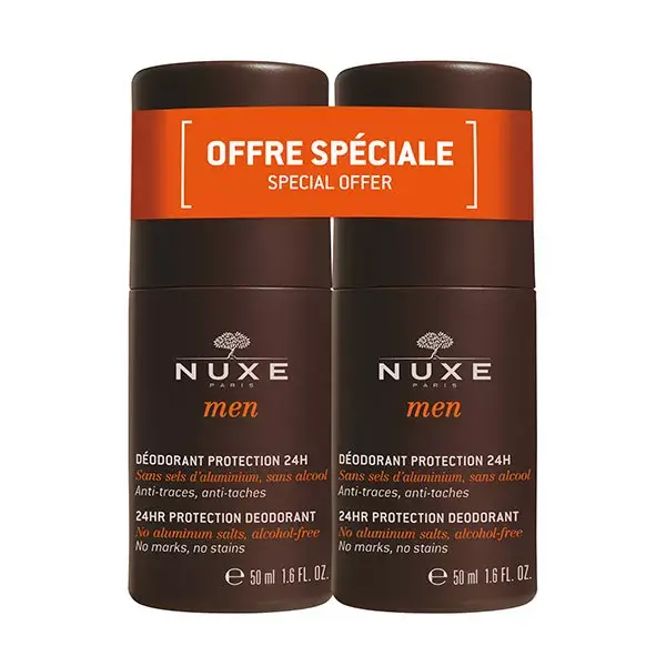 Nuxe Men Déodorant Protection 24h 2 x 50ml