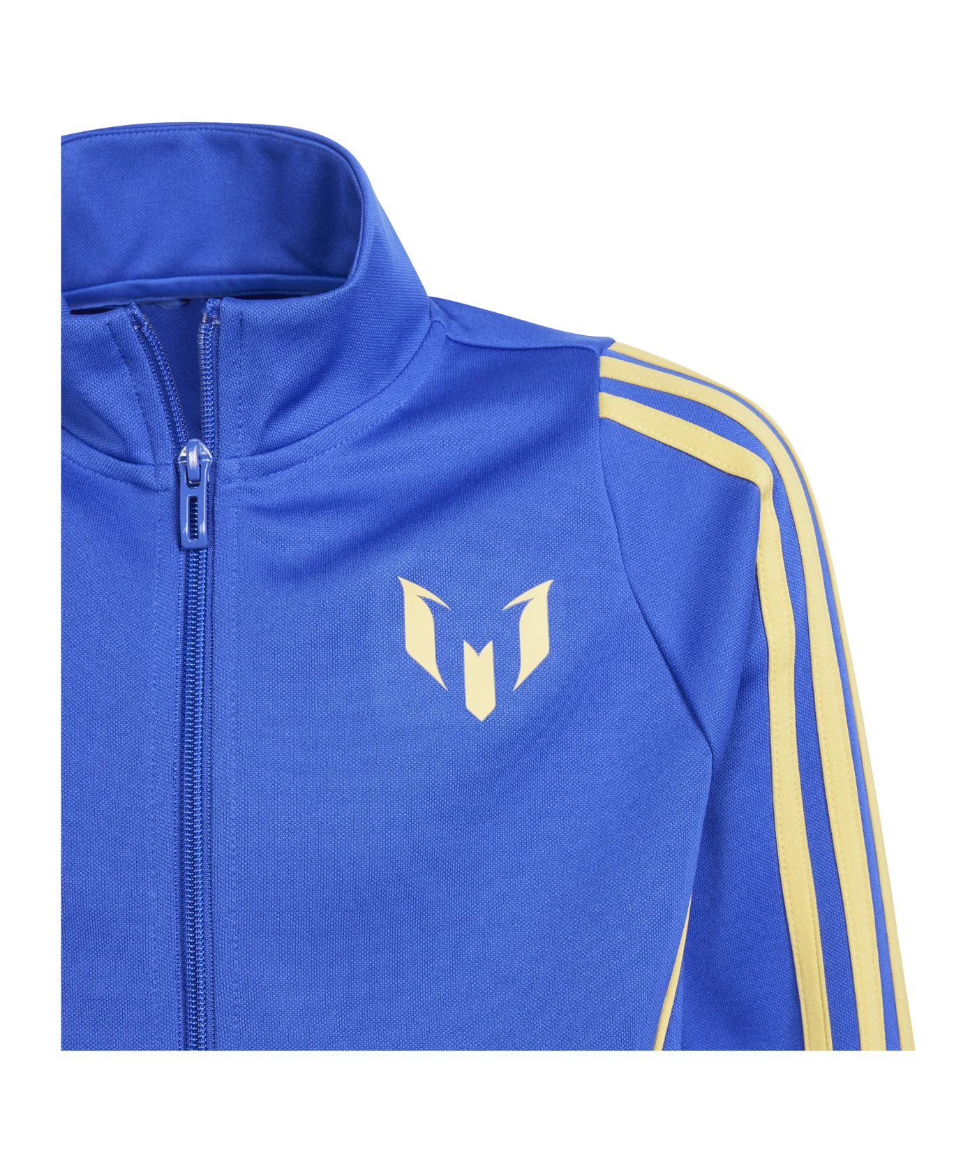 adidas Messi Trainingsjacke Kids Blau Weiss