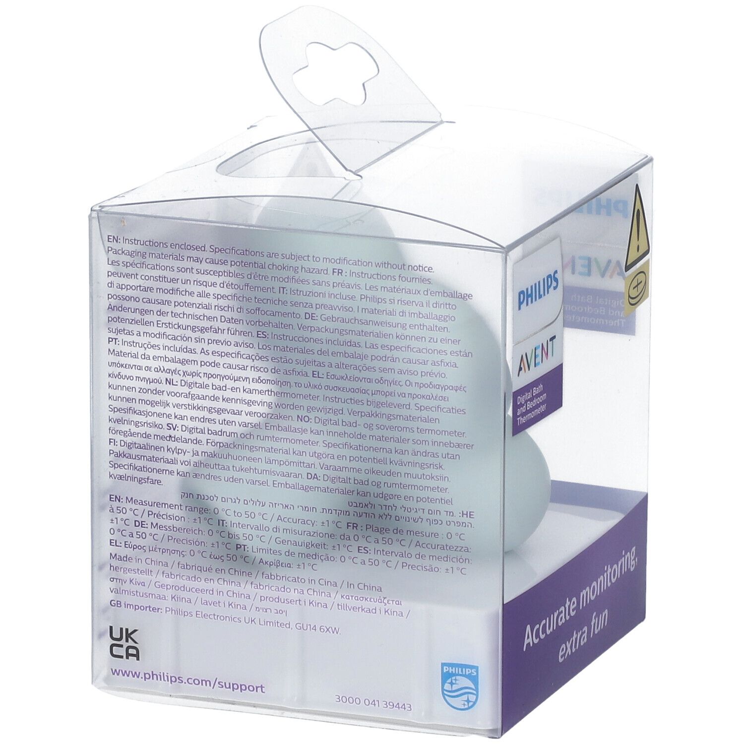 Avent Baby-Badewanne und Zimmerthermometer