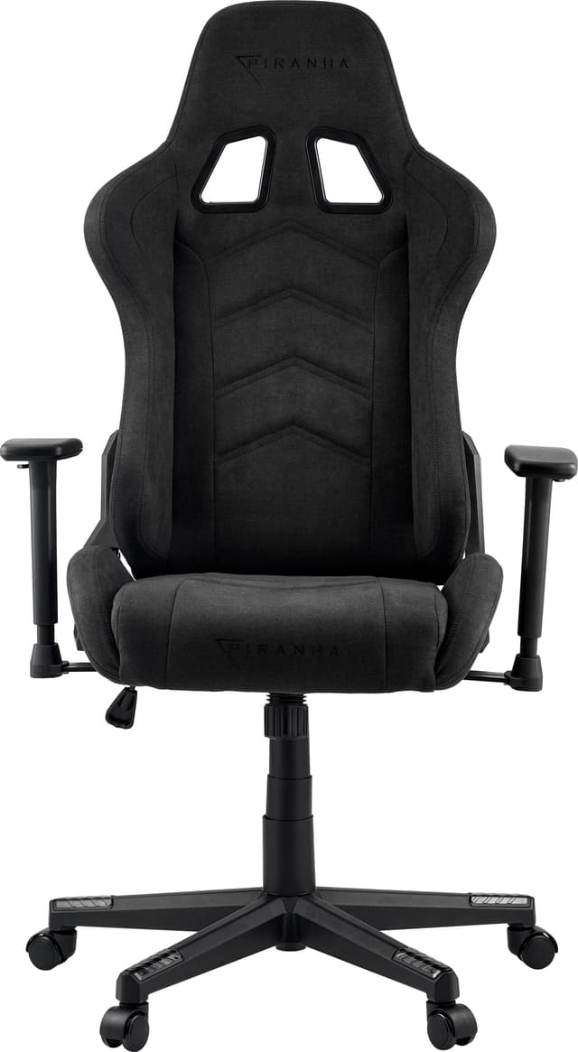 Piranha Attack V2 Cloth Edition gaming stol (mørkegrå)