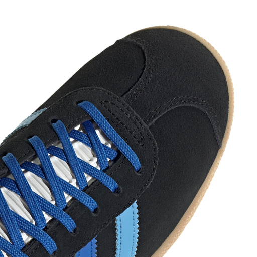 Adidas Gazelle Sneakers, Core Black/Blue/Light Blue, 39 1/3