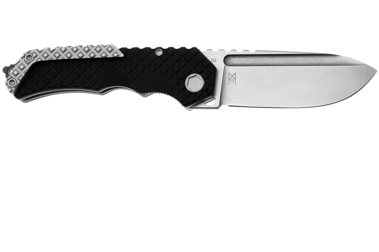 Böker Plus Hermod Folder 01BO914 Stonewashed D2, Black G10 zakmes, Dirk Hofmeister design