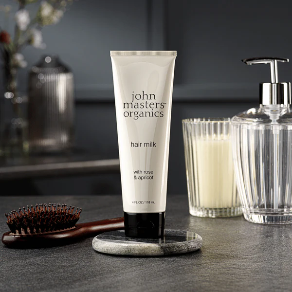 John masters organics Lait Capillaire Hydratant & Protecteur à la Rose et Abricot 118ml