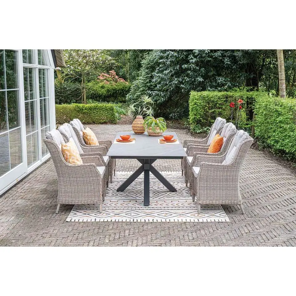 Osborne dining fauteuil - vintage willow - desert sand