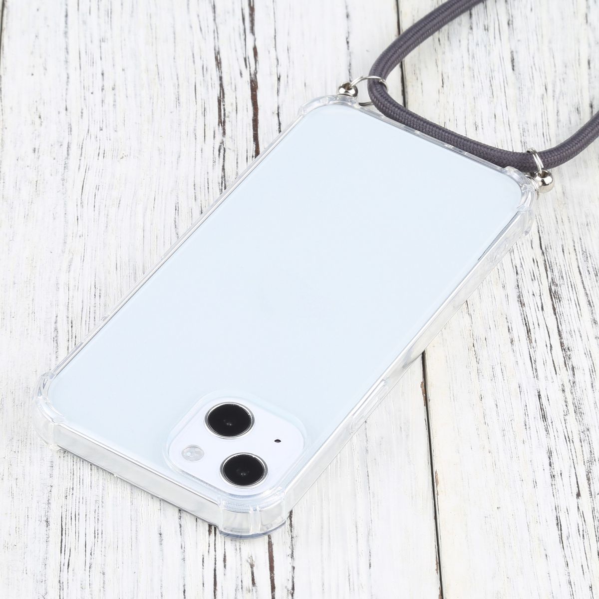 Hülle Handy Schutz für Apple iPhone 13 Case Cover Tasche Etuis Bumper Grau Neu